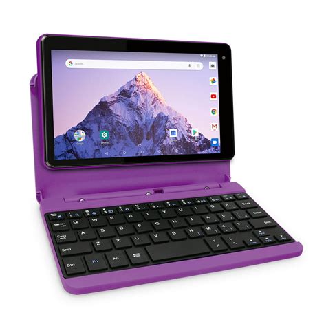 Rca Voyager 7 16gb Tablet With Keyboard Case Android 81 Purple