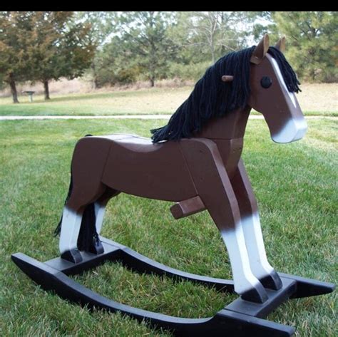Beautiful Handmade Wooden Rocking Horse For More Info And Etsy