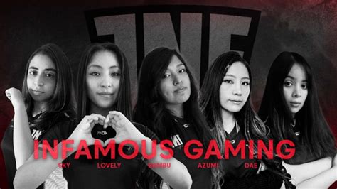 Infamous Signed Female Dota 2 Roster