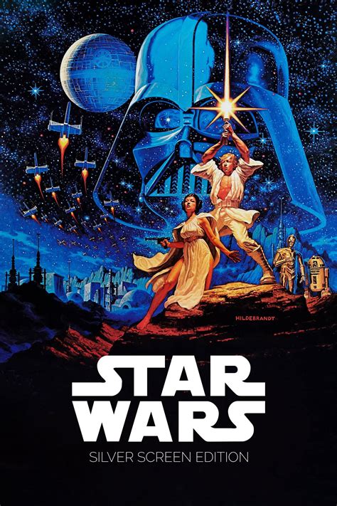 Star Wars Silver Screen Edition Poster Star Wars Poster Star Wars
