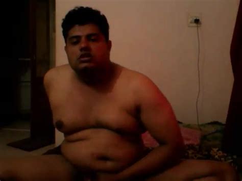 Chubby Indian Loser Jerks His Small Cock Off Until He Cums