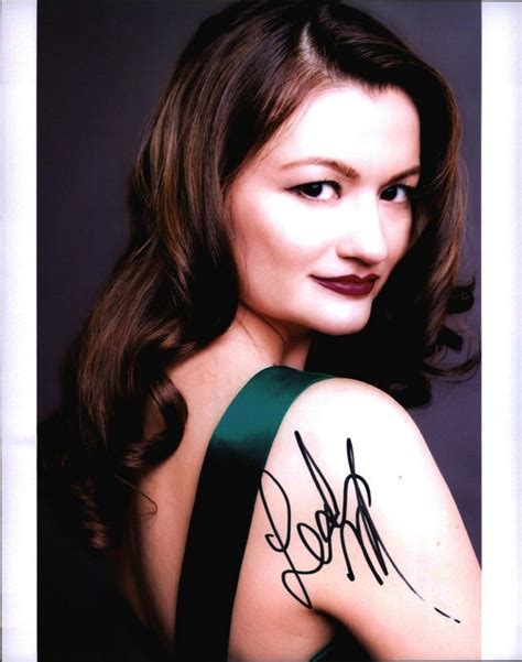 Leah Mckendrick Signed Authentic X Free Ship The Autograph Bank