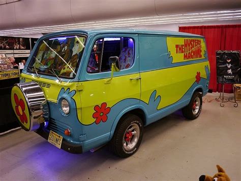 Real Life Cartoon Vehicles Mystery Machine Cars Movie Classic Cars