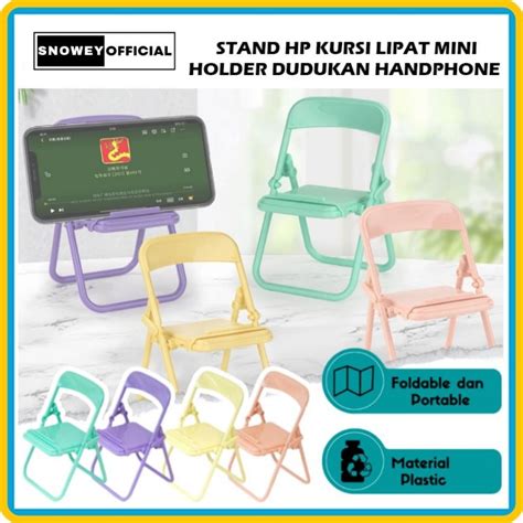 Jual Medan Murah Stand Holder Hp Model Kursi Lipat Universal Dudukan Penyangga Handphone