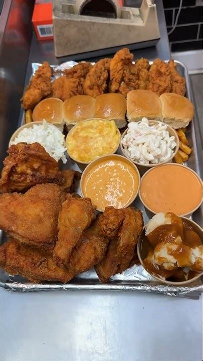 Who Would You Share This Giant Fried Chicken Tray From Blazin Chicken