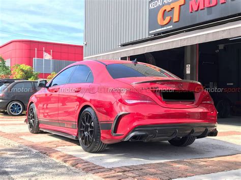 Mercedes Benz W117 Cla Cla45 Installed Cla Amg Facelift Bodykit Set