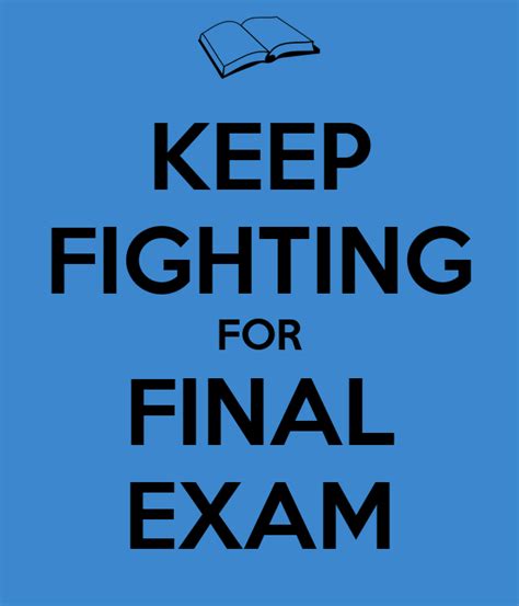 Keep Calm Final Exam