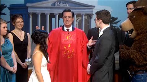Watch Stephen Colbert Performs Government Shutdown Wedding Ceremony With Mandy Patinkin
