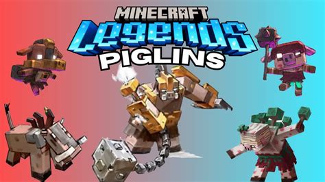 Minecraft Legends New Piglin Bosses Discovered Everything Else We