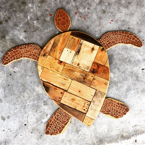 Pallet Sea Turtle Painting On Wood Pallet Art Palette Ideas