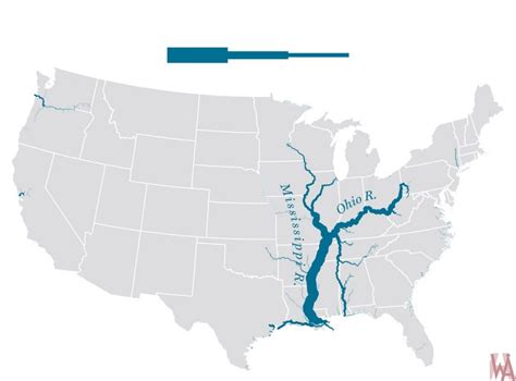 Mississippi River Tributaries Map