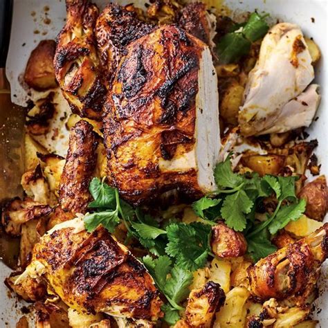 Roast Tikka Chicken Recipe Jamie Oliver Recipes Roast Chicken