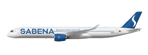Airbus A350 1000 Modern Take On Former Airline Sabena Gallery