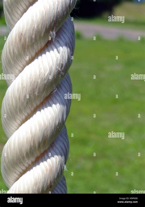 Photo White Rope Closeup Stock Photo Alamy