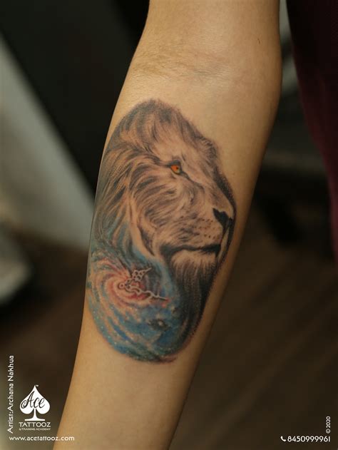 Realistic Lion Tattoo For Men Ace Tattooz