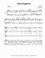 Panis Angelicus (for SAB And Piano) By Cesar Auguste Franck (1822-1890 ...