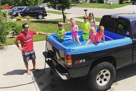 Turn Your Truck Into A Pool This Summerpick Up Pool Portable