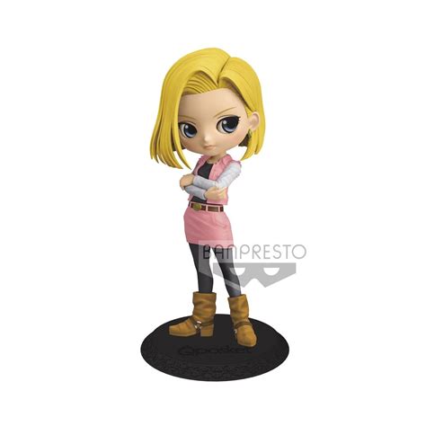 5.5 inches (13.97cm) made of pvc and abs. Dragon Ball Z - Figurine Q Posket Android 18 Ver. B 14 cm - Figurine-Discount