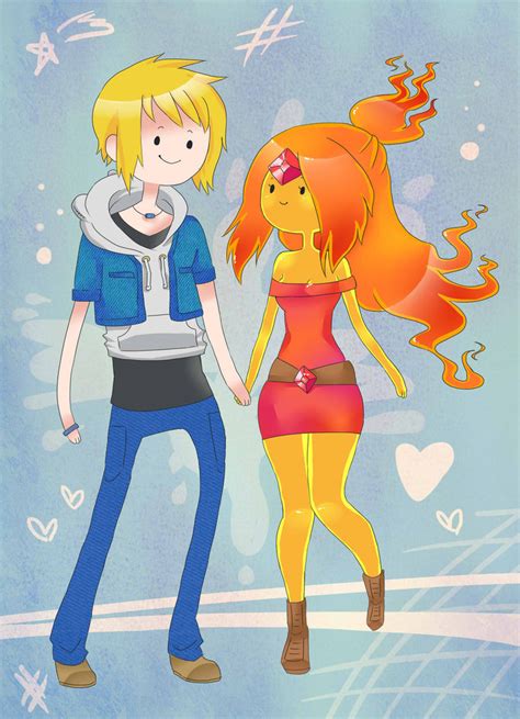 Finn And Flame Princess Adventure Time Couples Fan Art 34654223 Fanpop