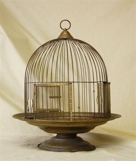 Vintage Antique Bird Cage All Brass Beehive Domed Like Hendryx Etsy