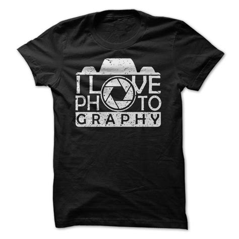 Photo T Shirts I Love Photography Design 1900 Photography Shirts