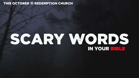 Scary Words 1 Ichabod The Glory Has Departed Redemption Church
