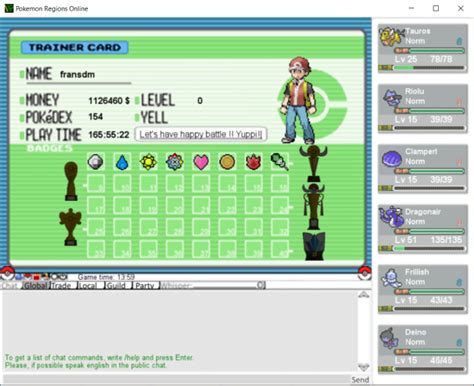 Here's a link pokecharms trainer card maker. Trainer Card image - Poke Regions Online - Indie DB