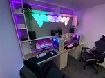 Our his and her gaming setup is getting there :) It's inspired by ...