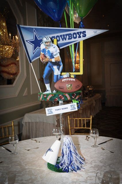 Centerpiece Dallas Cowboys Birthday Party Dallas Cowboys Party