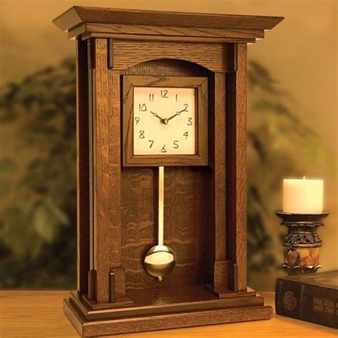Woodcraft Magazine Arts And Crafts Pendulum Clock Downloadable Plan