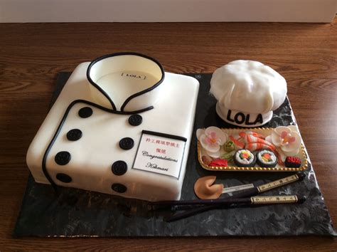 Chefs Jacket Chefs Hat Cake Tortas Para Bebes Pasteles De Fondant