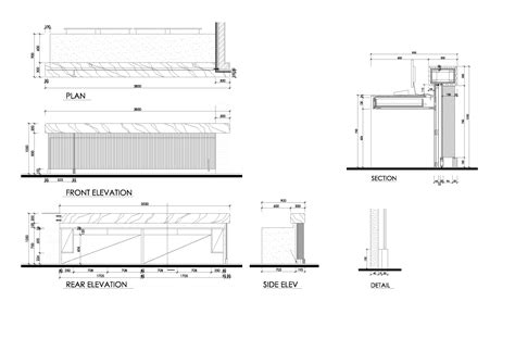 Reception Counter CAD Files DWG Files Plans And Details