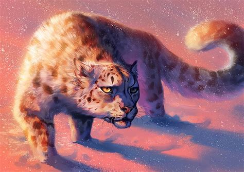 1920x1080px Free Download Hd Wallpaper Cats Snow Leopard