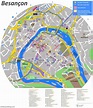 Tourist Map of Besancon City Centre - Ontheworldmap.com