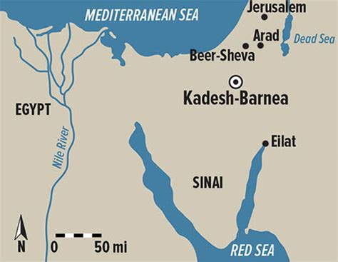 Wilderness Wanderings Where Is Kadesh Biblical Archaeology Society