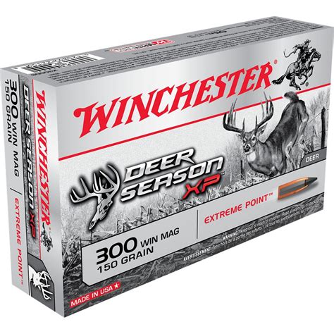 Bullseye North Winchester Deer Season Xp 300 Win Mag 150gr Extreme