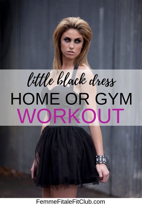 Femme Fitale Fit Club Bloglittle Black Dress Workout Femme Fitale Fit