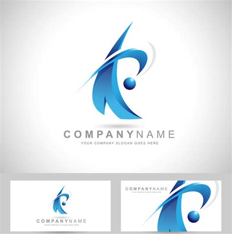 Original Design Logos With Business Cards Vector Vectors Graphic Art