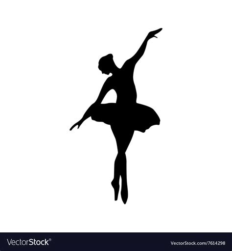 Ballerina Silhouette Vector