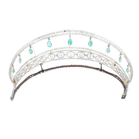 Emerald And Diamond Tiara Circa 1910 Magnificent Jewels And Noble