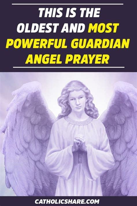 This Is The Oldest And Most Powerful Guardian Angel Prayer Every Catholic Must Know In