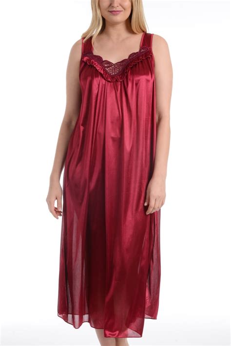 Ezi Women S Nightgown Satin Silk Night Dress For Soft And Comfortable