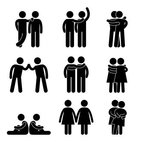 Gay Lesbian Heterosexual Icon Concept Pictogram Symbol 349182 Vector Art At Vecteezy