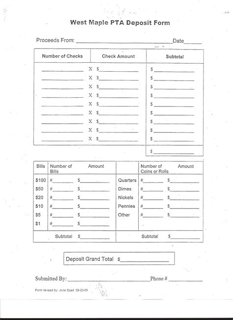 Pta Printable Forms