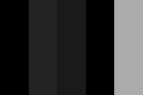 Blacky Color Palette Black Color Palette Color Palette Color