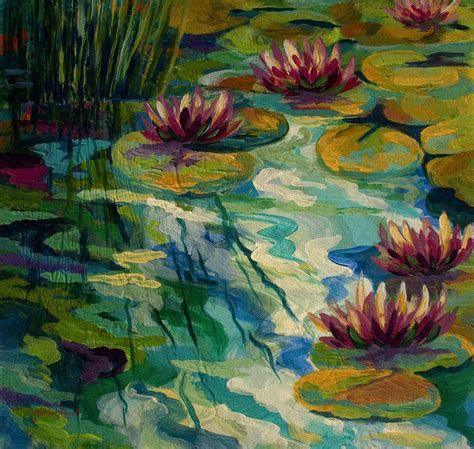 Lily Pond Ii Painting By Marion Rose