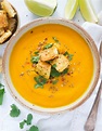 Creamy carrot & ginger soup - The clever meal