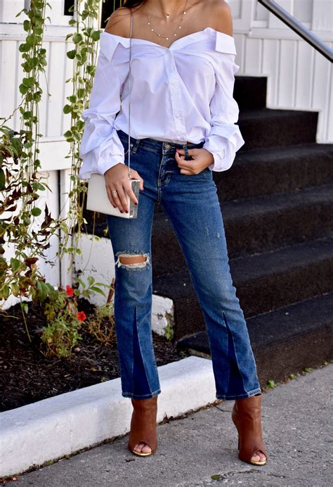 How To Wear Cropped Flared Jeans The Manhattan Mini