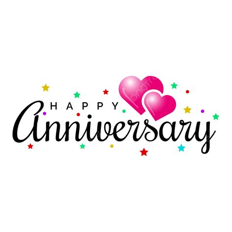 Anniversary Sticker Vector Png Images Happy Anniversary Sticker With
