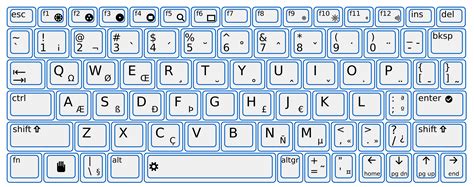 Laptop Keyboard Layout Printable